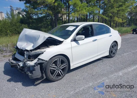 2017 Honda Accord Sport from USA, damaged, VIN 1HGCR2F54HA039831